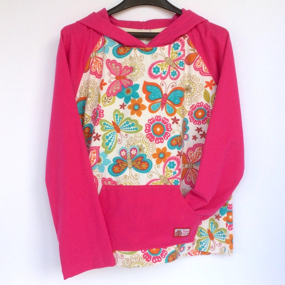 Butterflies Flüdie (Flannel Hoodie)